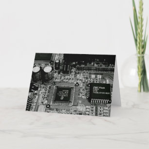 Cartão de saudação de computador