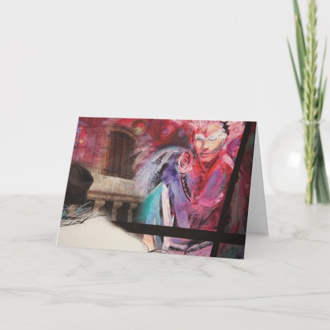 Cartão de Saudação de Cores (Frente)