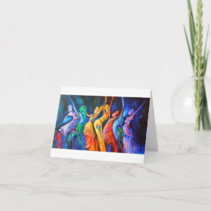 Cartão De Saudação De Dança