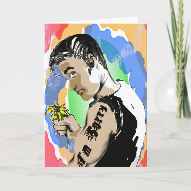 Cartão de Saudação de Desculpas (Frente)