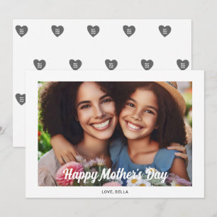 Cartão de Saudação de Dia de as mães Feliz para Fo