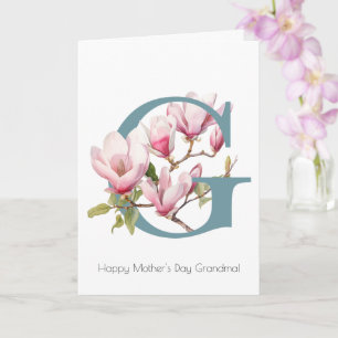 Cartão de Saudação de Dia de as mães Magnolia