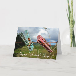 Cartão de saudação de dia de os namorados