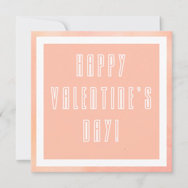 Cartão de saudação de dia de os namorados (Frente)