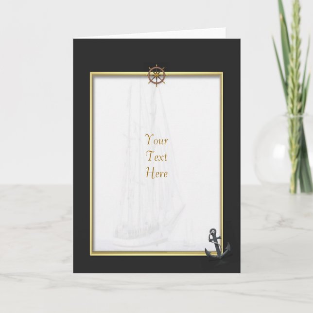 Cartão de Saudação de Entrega de Velas (Frente)