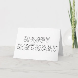 Cartão de Saudação de Feliz Aniversário do Pescoço