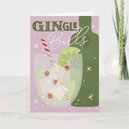Cartão de Saudação de Feriado GINgle Bells