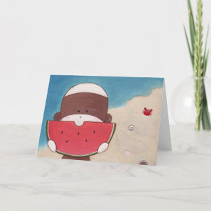 Cartão de Saudação de Férias de Verão