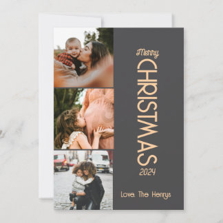 Cartão de Saudação de Foto Feliz de Natal