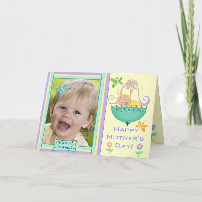 Cartão de Saudação de Fotografia Personalizada do  (Frente)