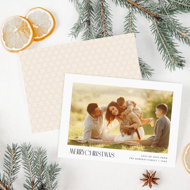 cartão de saudação de fotos de natal de merenda de (Criador carregado)