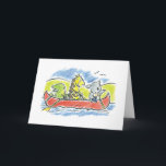 Cartão de Saudação de Furry Friends<br><div class="desc">Eu gosto de desenhar animais bonitos de cartoonaria e queria cenas onde TODOS os animais se dão bem.</div>