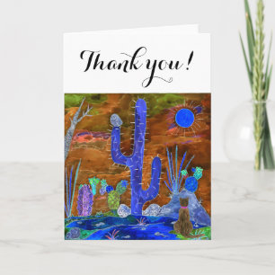 Cartão de Saudação de Gato do Deserto, Bonito e