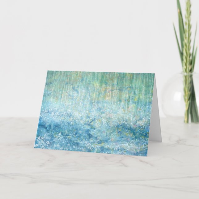 Cartão de Saudação de Gatos em Choque por Iris Gra (Frente)