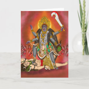 Cartão de Saudação de Goddess Kali