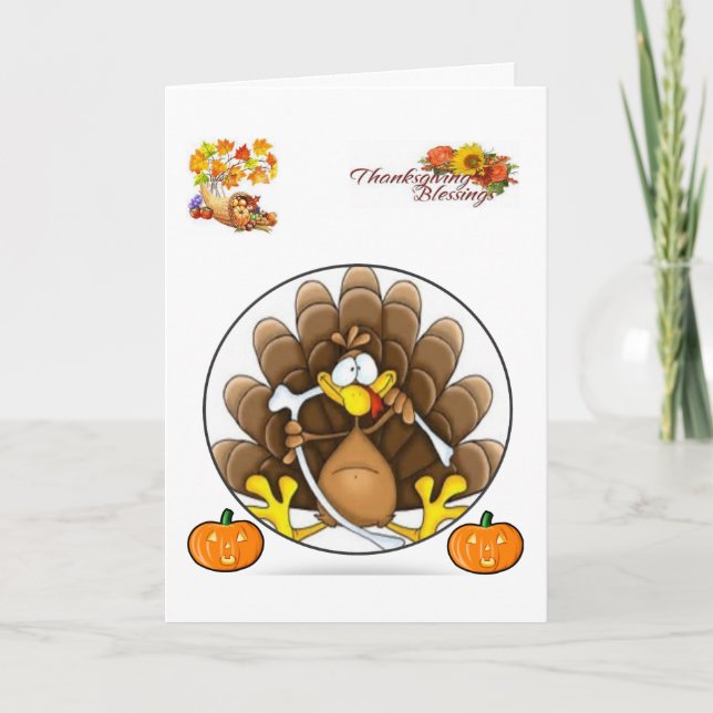 Cartão de Saudação de Graças (Frente)