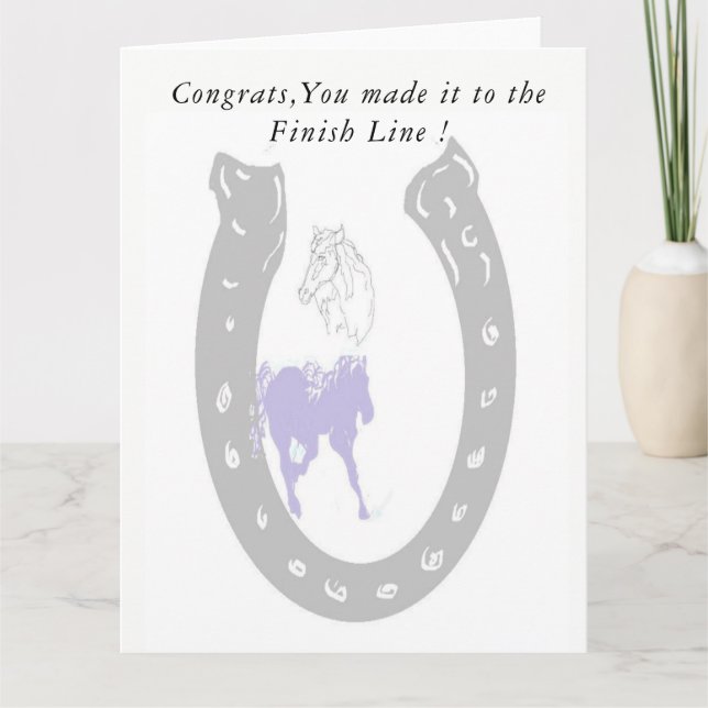 Cartão de saudação de gradação (Frente)