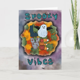 cartão de saudação de Halloween