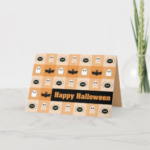 Cartão de Saudação de Halloween de Ghoulies Verifi