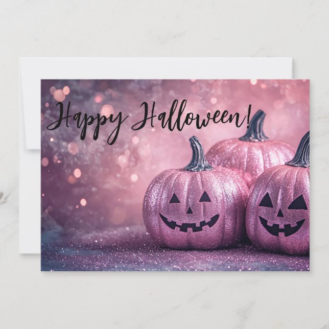 Cartão de Saudação de Halloween para Bompkins (Frente)