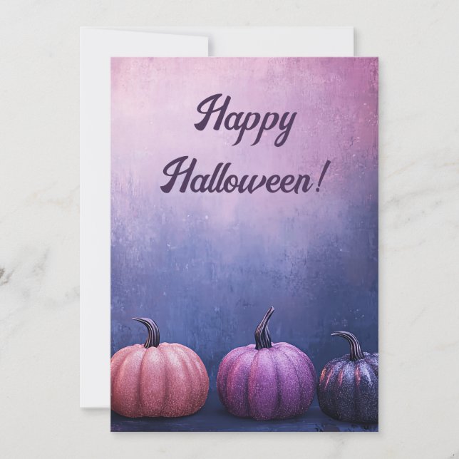Cartão de Saudação de Halloween para Bompkins (Frente)