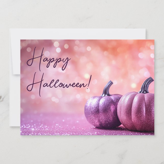 Cartão de Saudação de Halloween para Bompkins (Frente)