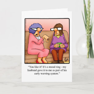 Cartão de Saudação de Humor do Aniversário Engraça