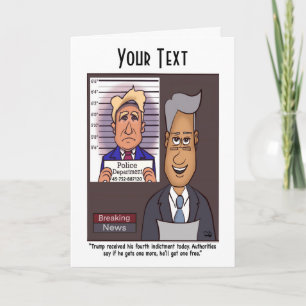 Cartão de saudação de indicação