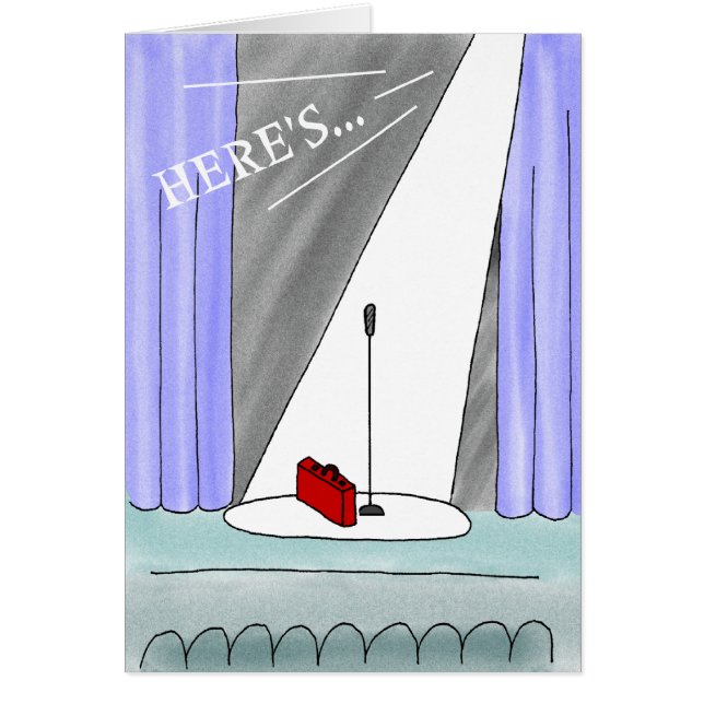 Cartão de Saudação de Introdução ao Vendedor (Frente)