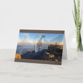 Cartão de Saudação de Legendas do Steens