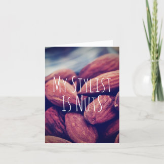 Cartão de saudação de lista de cabelo