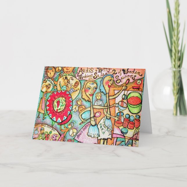 Cartão de Saudação de Makin' Salsa (Frente)