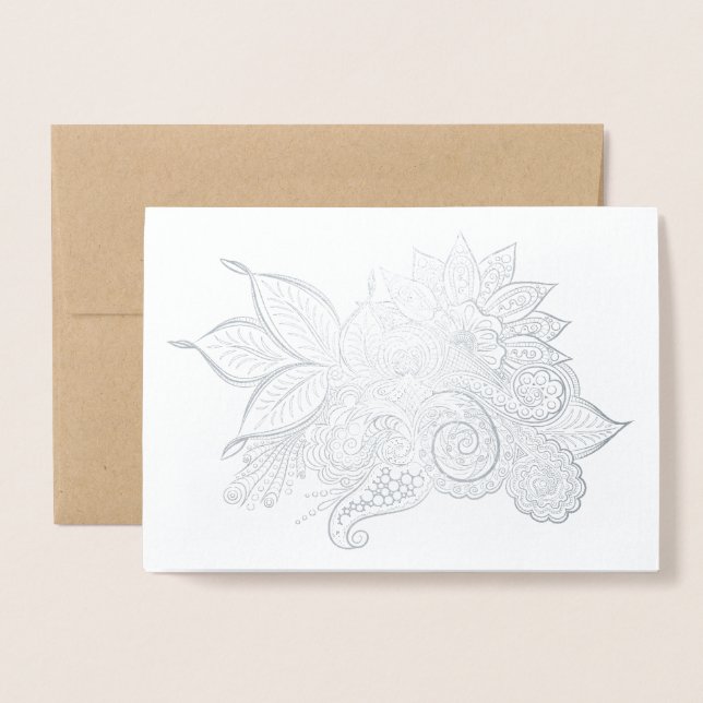 cartão de saudação de momentos de calmação (Frente com envelope)