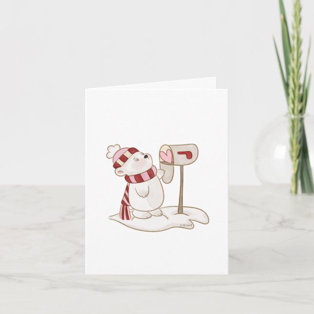 Cartão de Saudação de Namorados de Nota Amigável (Frente)