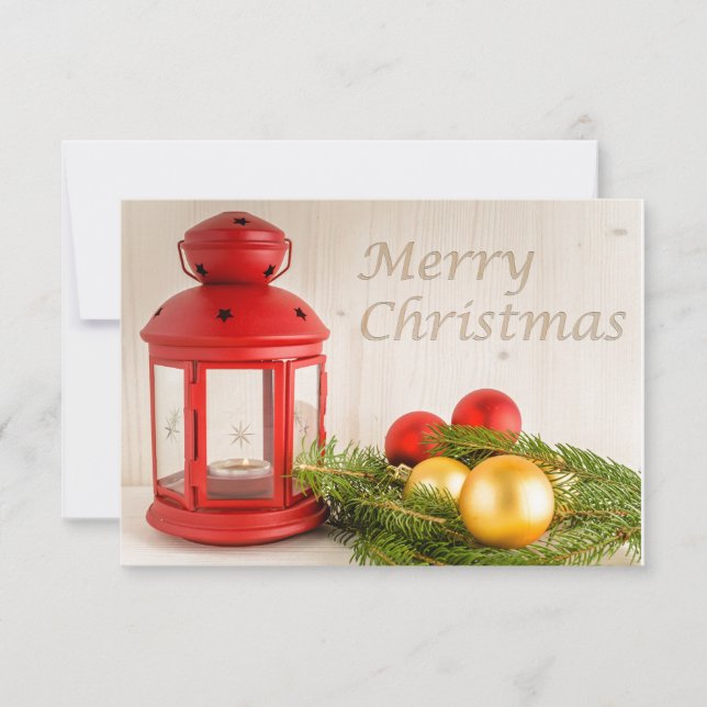 Cartão de Saudação de Natal (Frente)