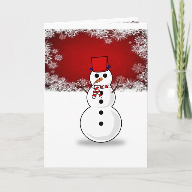 Cartão de Saudação de Natal (Frente)