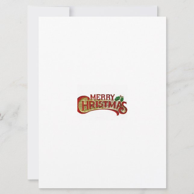 Cartão de Saudação de Natal (Frente)