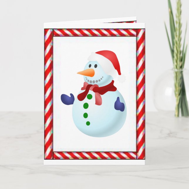 Cartão de Saudação de Natal (Frente)