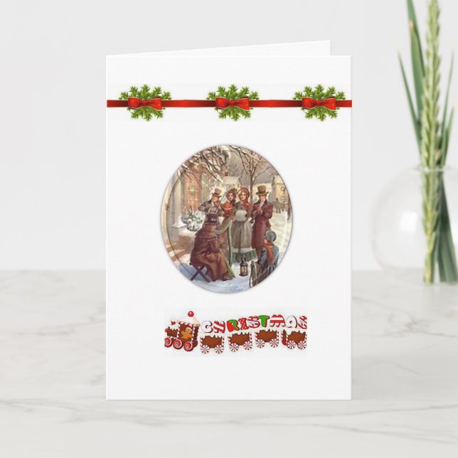 Cartão de Saudação de Natal (Frente)