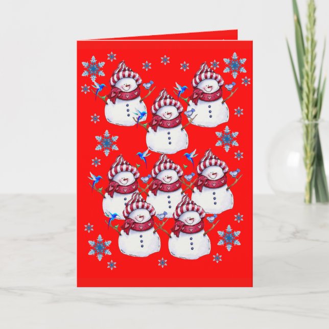 Cartão de Saudação de Natal (Frente)