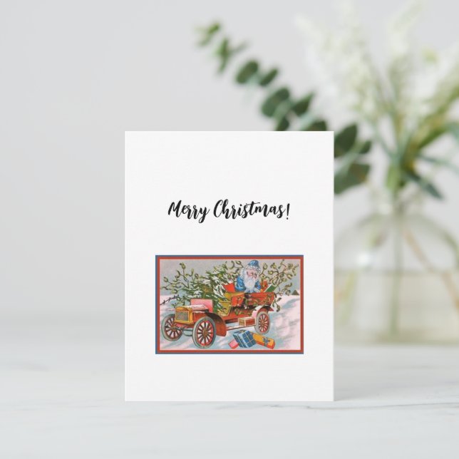 Cartão de Saudação de Natal (Em pé/Frente)