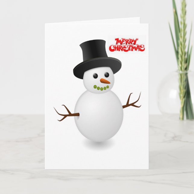 Cartão de Saudação de Natal (Frente)