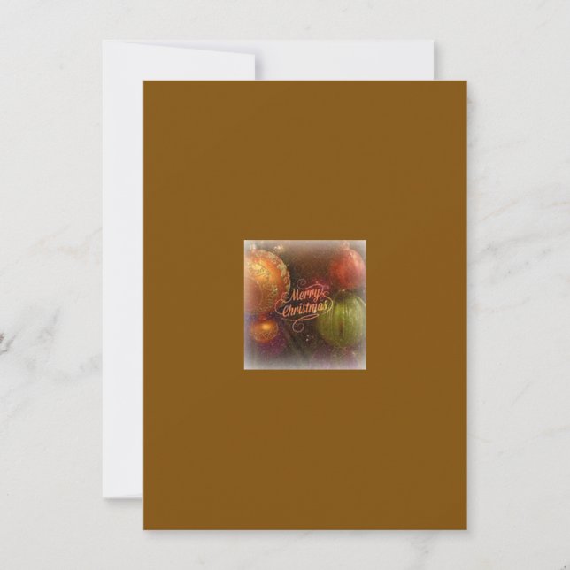 Cartão de Saudação de Natal (Frente)