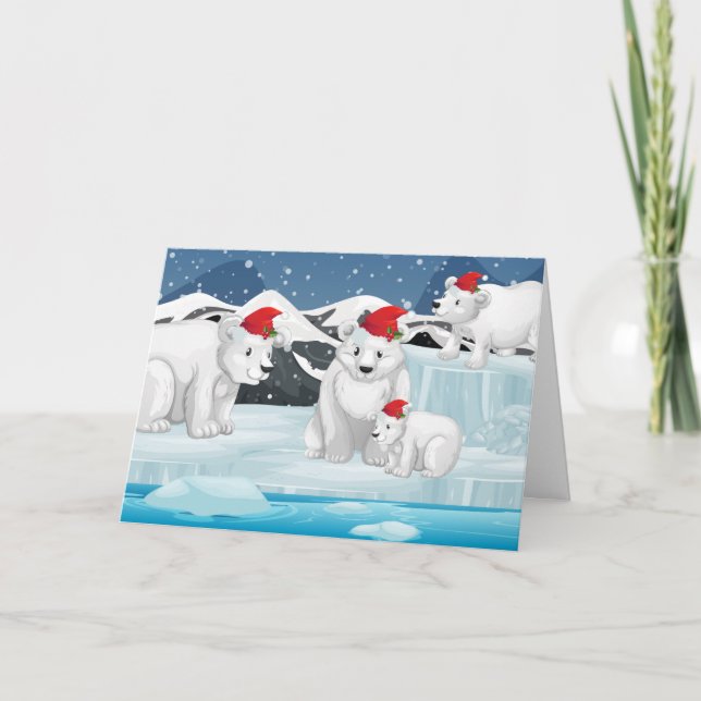 Cartão de Saudação de Natal (Frente)