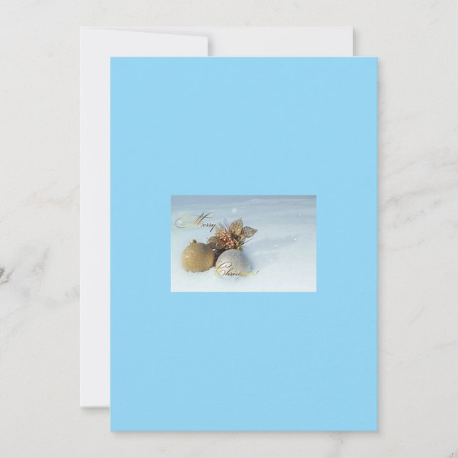 Cartão de Saudação de Natal (Frente)