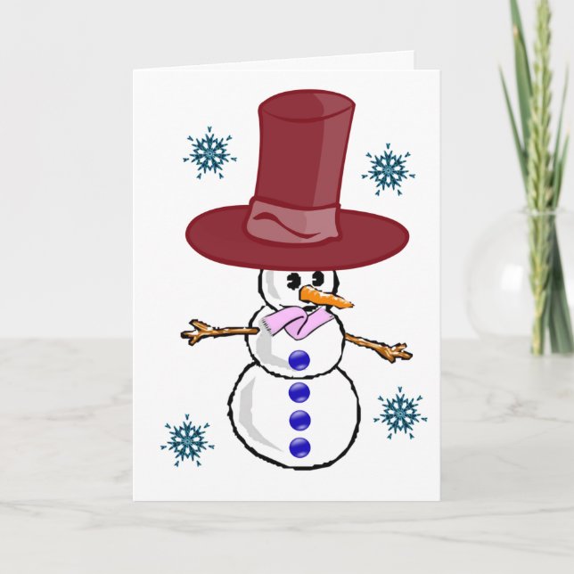 Cartão de Saudação de Natal (Frente)