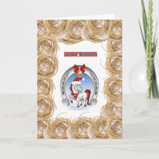 Cartão de Saudação de Natal (Frente)