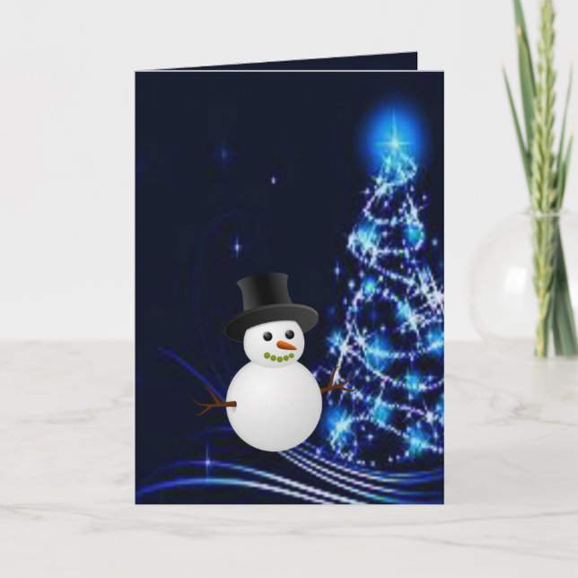 Cartão de Saudação de Natal (Frente)