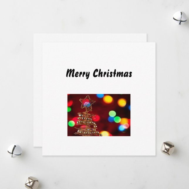 Cartão de Saudação de Natal (Frente/Verso In Situ)