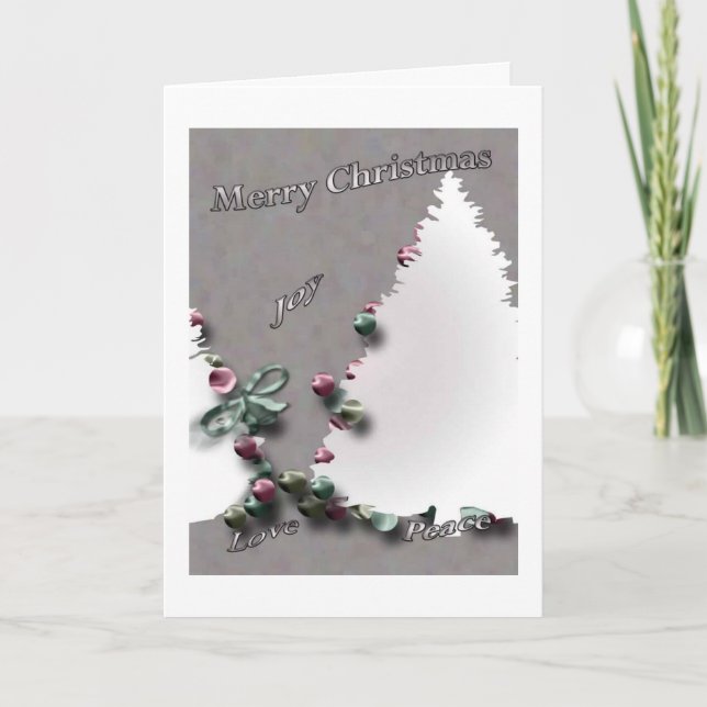 Cartão de saudação de Natal (Frente)